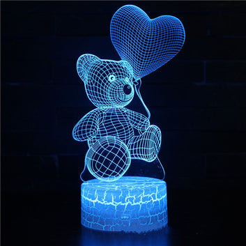 3D Lamp Acrylic USB LED Night Lights Neon Sign Lamp Xmas Christmas