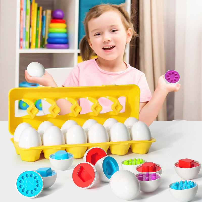 Baby Learning Educational Toy Smart Egg Toy Games Shape Matching Sorters Toys