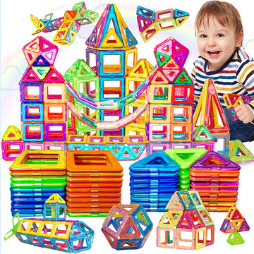 Magnetic Building Blocks DIY Magnets Toys For Kids Designer Construction