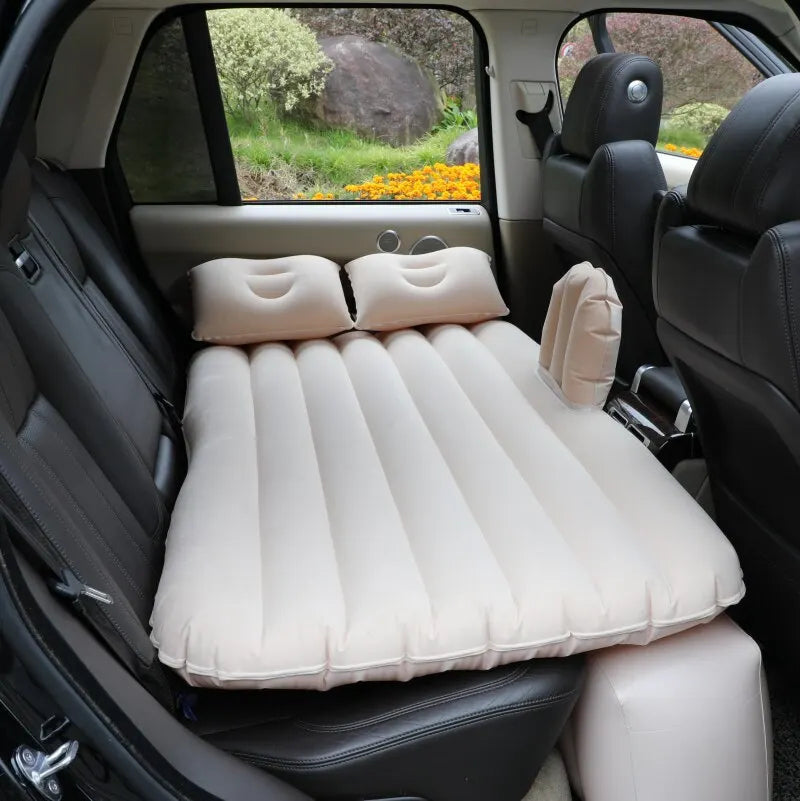 Ultra-soft Flocking Car air mattress Travel Bed