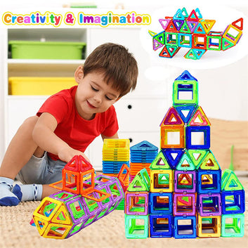 Magnetic Building Blocks DIY Magnets Toys For Kids Designer Construction